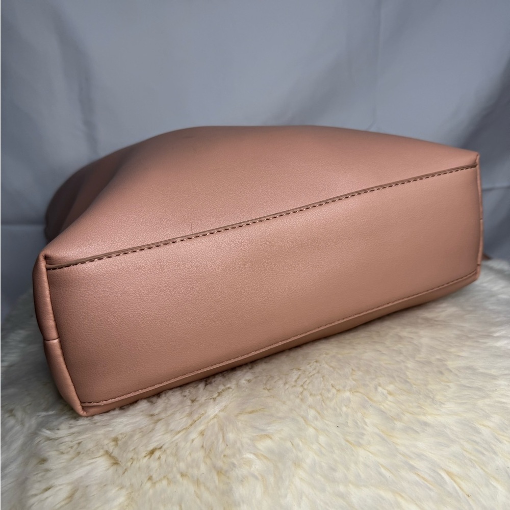 Pink and Gold Tote Bag Minimalist Design and Crossbody Strap - Like new! - Picture 5 of 9